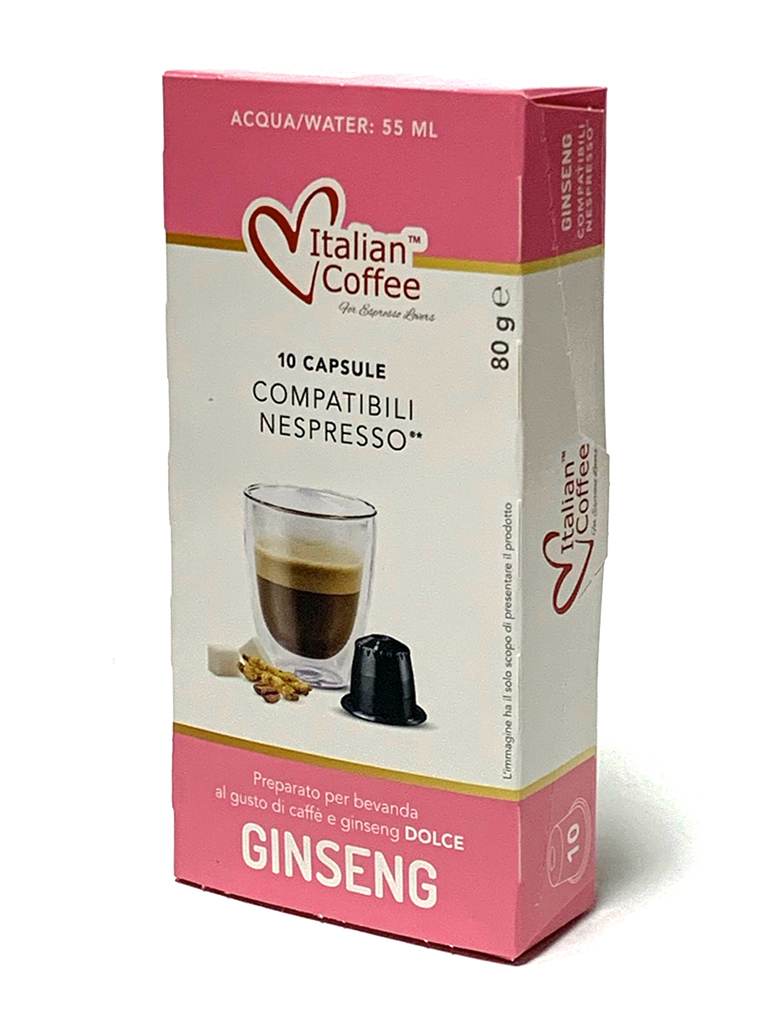 Capsule compatibili Nespresso Ginseng Dolce - Caffè Colleoni